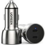 Auto charger Ugreen  Car phone charger Ugreen, 2 x USB-C 