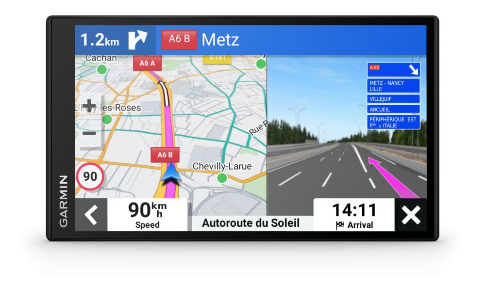 Autode navigeerimine Garmin DriveSmart 76 Traffic with Included Cable