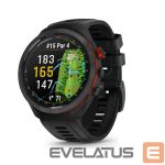 Nutikell Garmin  Approach S70 - 47 mm Black/Red Ceramic Bezel with Black Silicone Band 