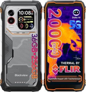 Viedtālrunis Blackview  XPLORE 1 Pro 12+256 GB Thermal image Orange