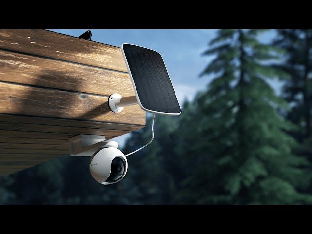 IP kameras EZVIZ EB8 Pro 4G & Wi-Fi Smart Home Battery Camera + solar panel ICS-PSP 8