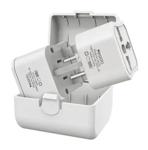 Adapteris yesido  MC25 Travel Adapter Plug Kit White