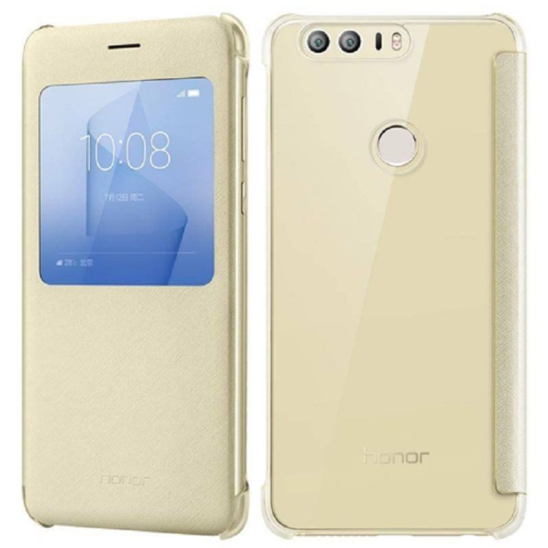 Kaaned - kaaned Honor 8 Smart Cover Gold
