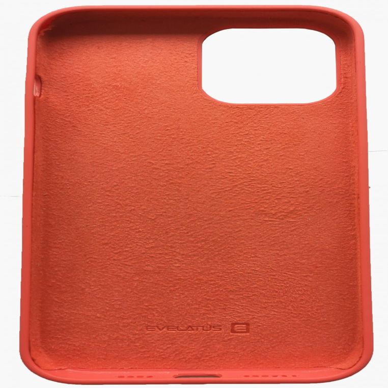 Tagakaaned Evelatus Apple iPhone 12/12 Pro Premium Soft Touch Silicone Case Orange