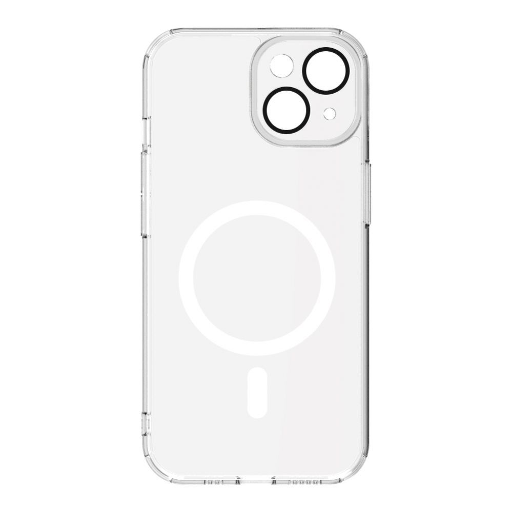 Aizmugurējais vāciņš Evelatus Apple iPhone 15 Plus Clear Case With MagSafe and Camera Protection Transparent