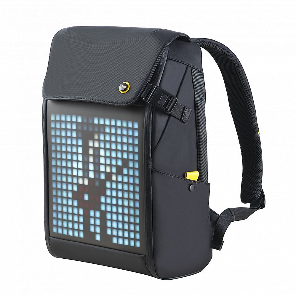 Рюкзаки Divoom Backpack M Premium Weather proof with Led Pixel Art Display & App Control Black