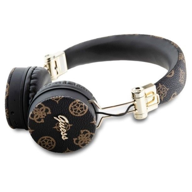 Беспроводные наушники Guess Bluetooth ENC GUBH70EPOSMK Peony Script Round Shape Black