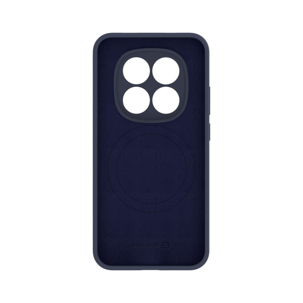 Aizmugurējais vāciņš Evelatus Xiaomi Redmi Note 15 Pro Plus 5G Premium Magnetic Soft Touch Silicone Case Dark Blue
