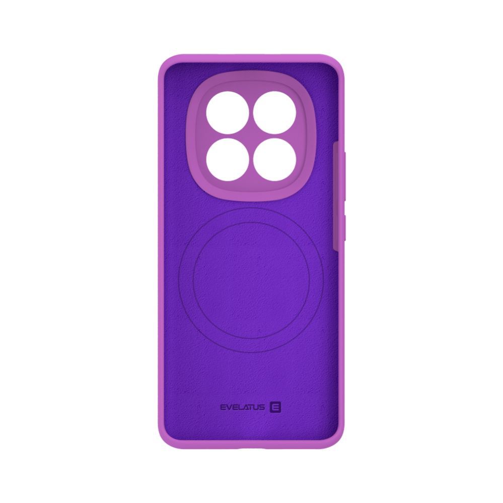 Aizmugurējais vāciņš Evelatus Xiaomi Redmi Note 15 Premium Magnetic Soft Touch Silicone Case Purple