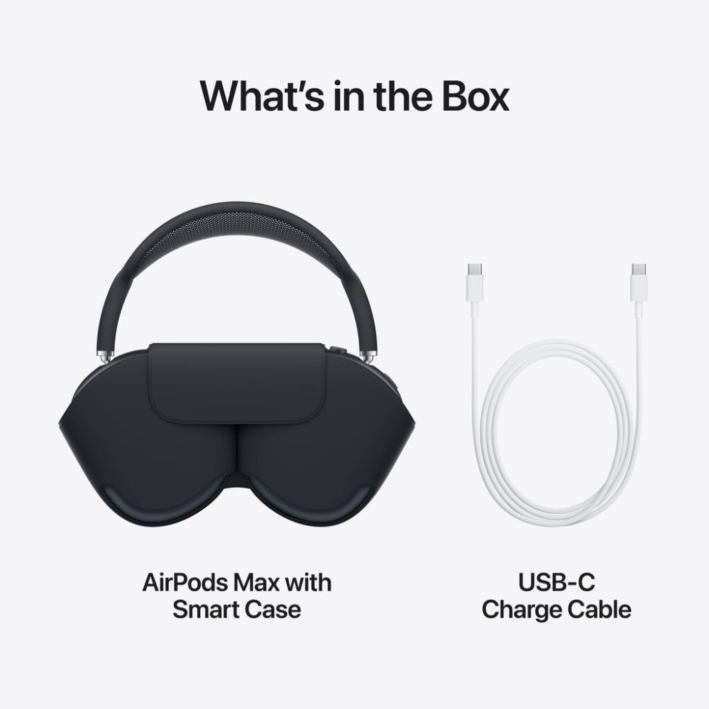 Juhtmevabad kõrvaklapid Apple Airpods Max Type-C Midnight