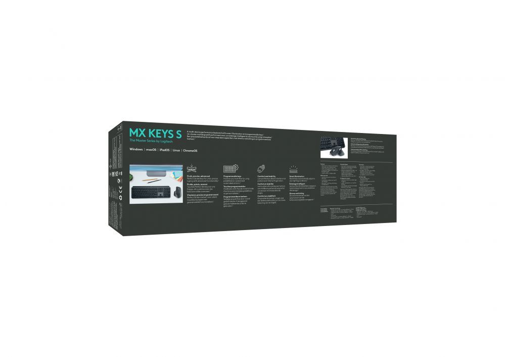 Аксессуары для компьютерной техники Logitech LOGI MX Keys S GRAPHITE (US)