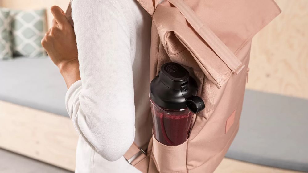 Mikserid ja blenderid Bosch VitaPower ToGo Smoothie Maker MMB2111S Tabletop, 450 W, Jar material Tritan, Jar capacity 0.6 L, Ice crushing, Silver