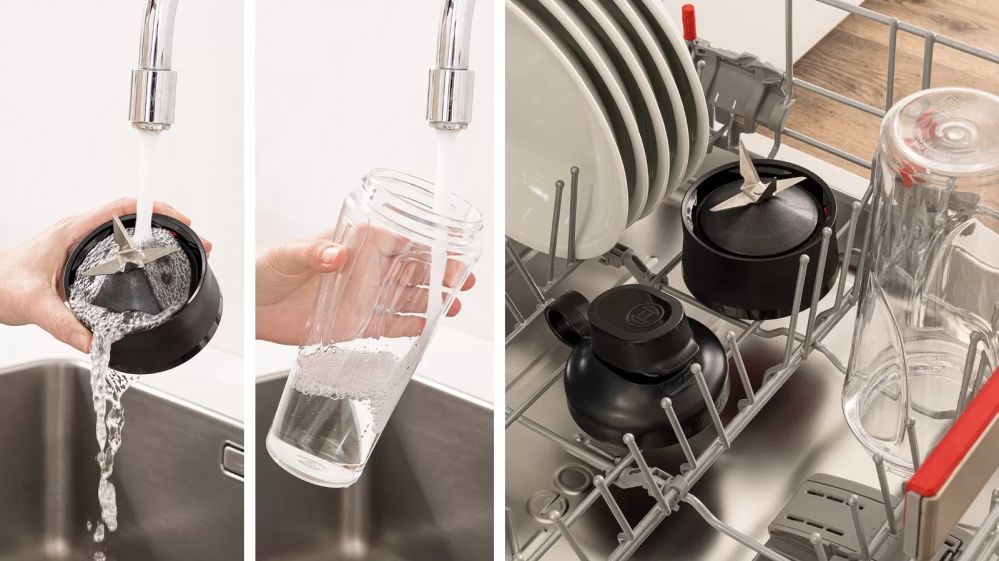 Mikserid ja blenderid Bosch VitaPower ToGo Smoothie Maker MMB2111S Tabletop, 450 W, Jar material Tritan, Jar capacity 0.6 L, Ice crushing, Silver