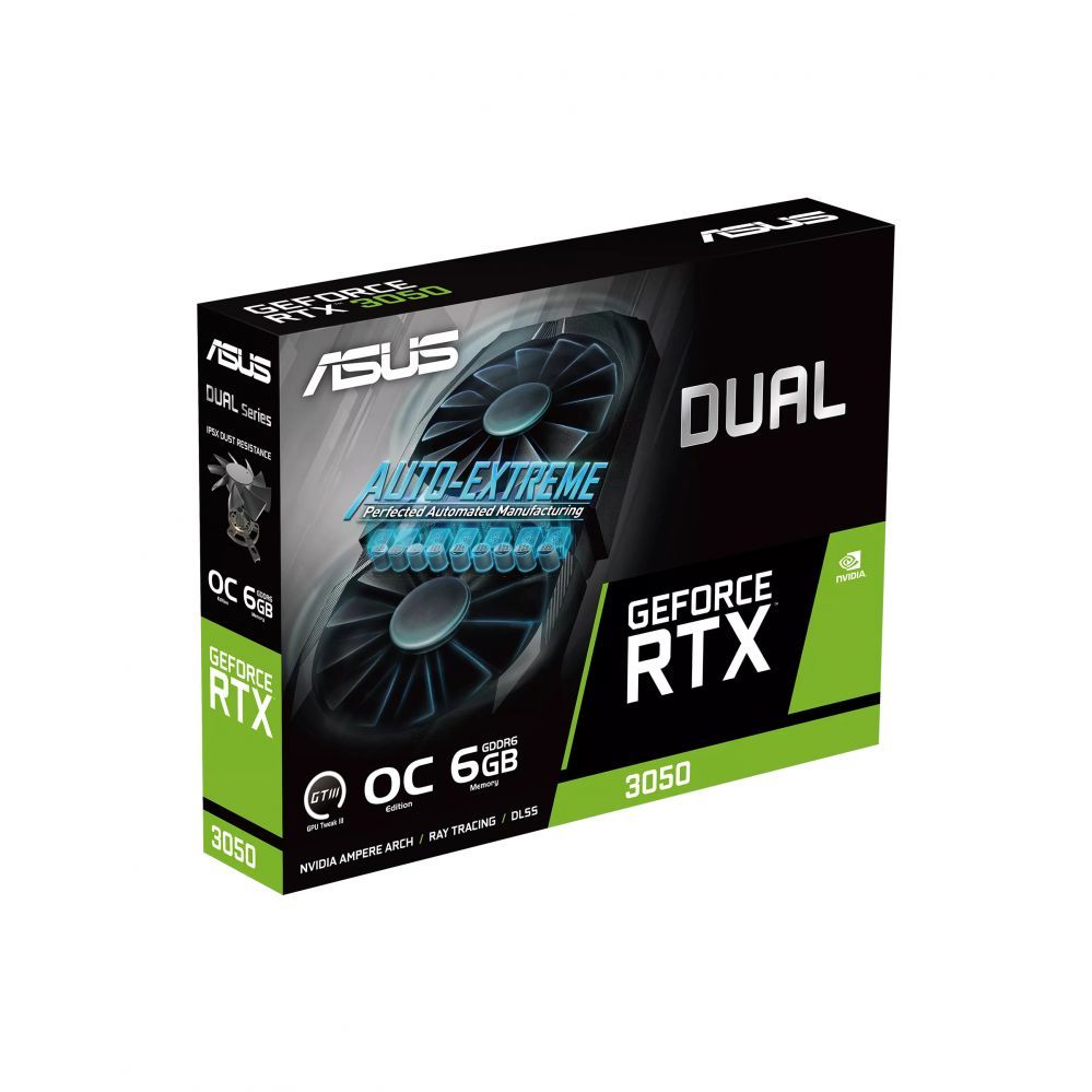 Graafikakaart / ideokaardid Asus DUAL-RTX3050-O6G
