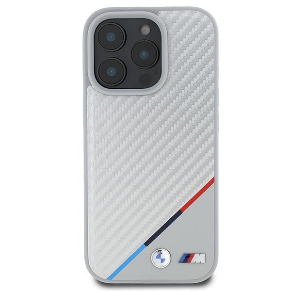 Other Phone Accessory BMW BMW M Carbon Tricolor Line MagSafe Case for iPhone 16 Pro Max - Gray