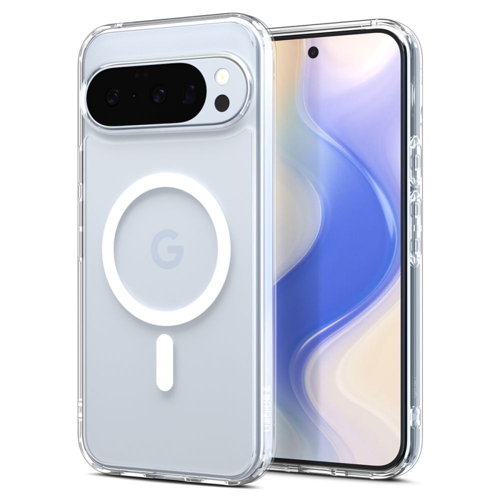 Citas preces Spigen Spigen Ultra Hybrid Mag MagSafe Case for Google Pixel 10 / 10 Pro - Clear and White