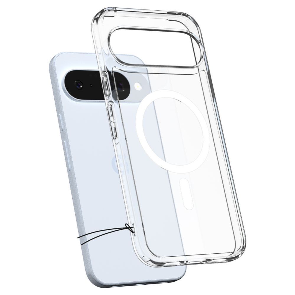 Citas preces Spigen Spigen Ultra Hybrid Mag MagSafe Case for Google Pixel 10 / 10 Pro - Clear and White