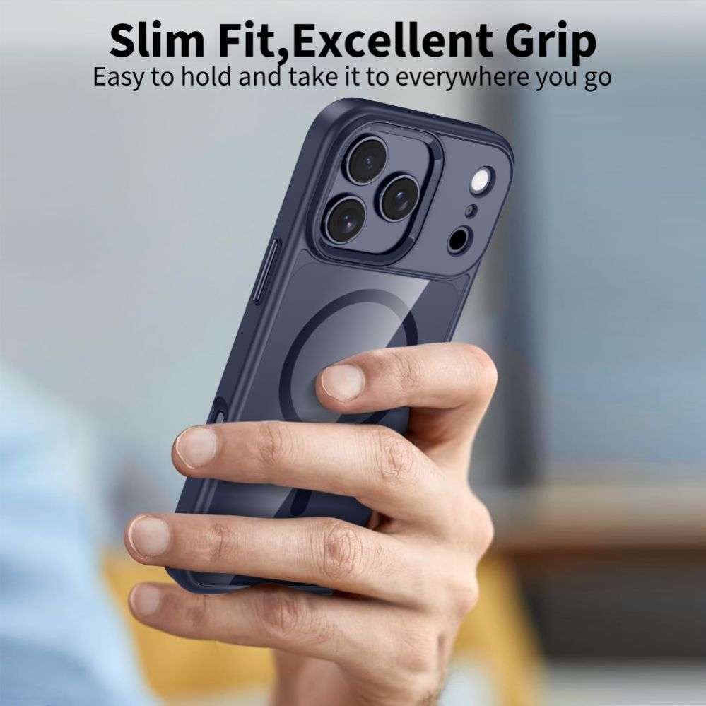 Другие товары Tech-Protect Tech-Protect MagMat MagSafe Case for iPhone 17 Pro - Transparent Navy Blue