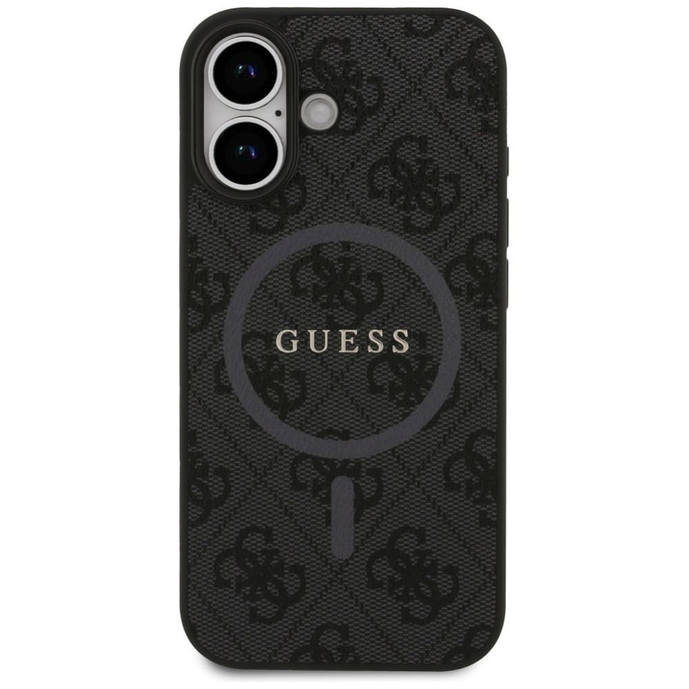 Kitos prekės Guess Guess 4G Ring Classic Logo MagSafe case for iPhone 17 - black