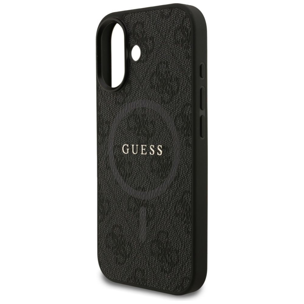 Kitos prekės Guess Guess 4G Ring Classic Logo MagSafe case for iPhone 17 - black
