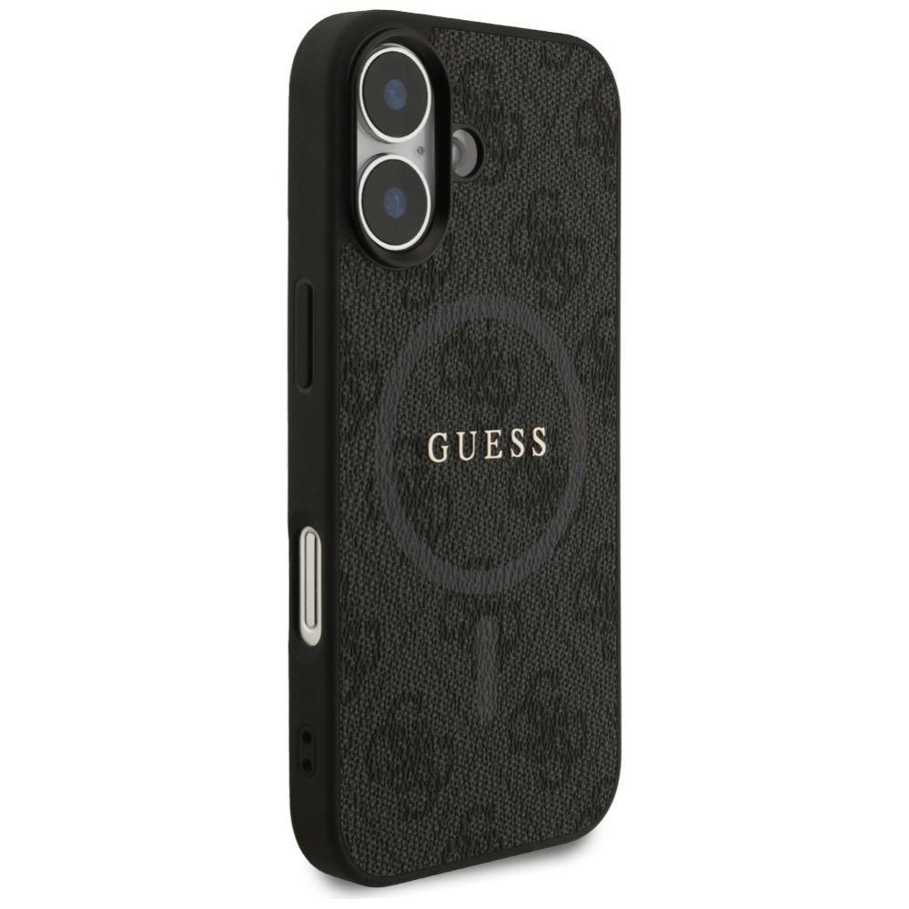 Kitos prekės Guess Guess 4G Ring Classic Logo MagSafe case for iPhone 17 - black