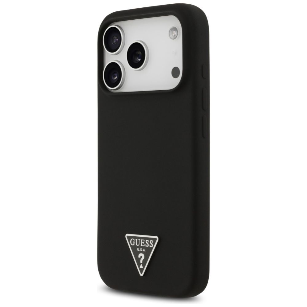 Другие товары Guess Guess Silicone Triangle Logo MagSafe Case for iPhone 17 Pro Max - Black