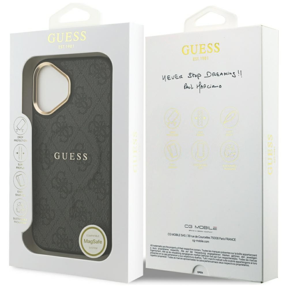 Other goods Guess Guess 4G PU Classic Logo MagSafe case for iPhone 17 - black