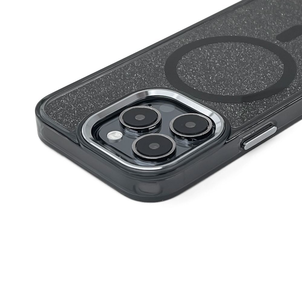 Muud kaubad Hurtel Glitter Case for Samsung Galaxy S26 Ultra, MagSafe Compatible - Black