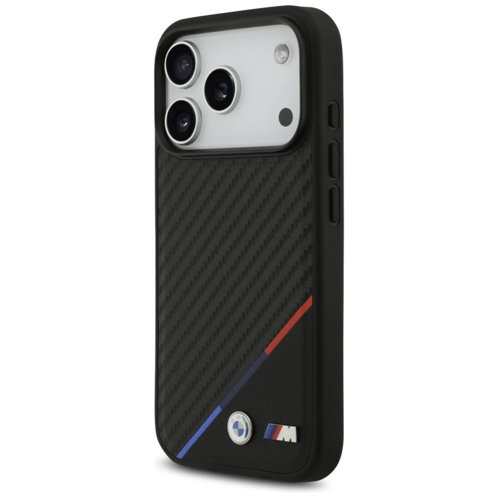 Muud kaubad BMW BMW M Carbon Tricolor Line MagSafe Case for iPhone 17 Pro - Black