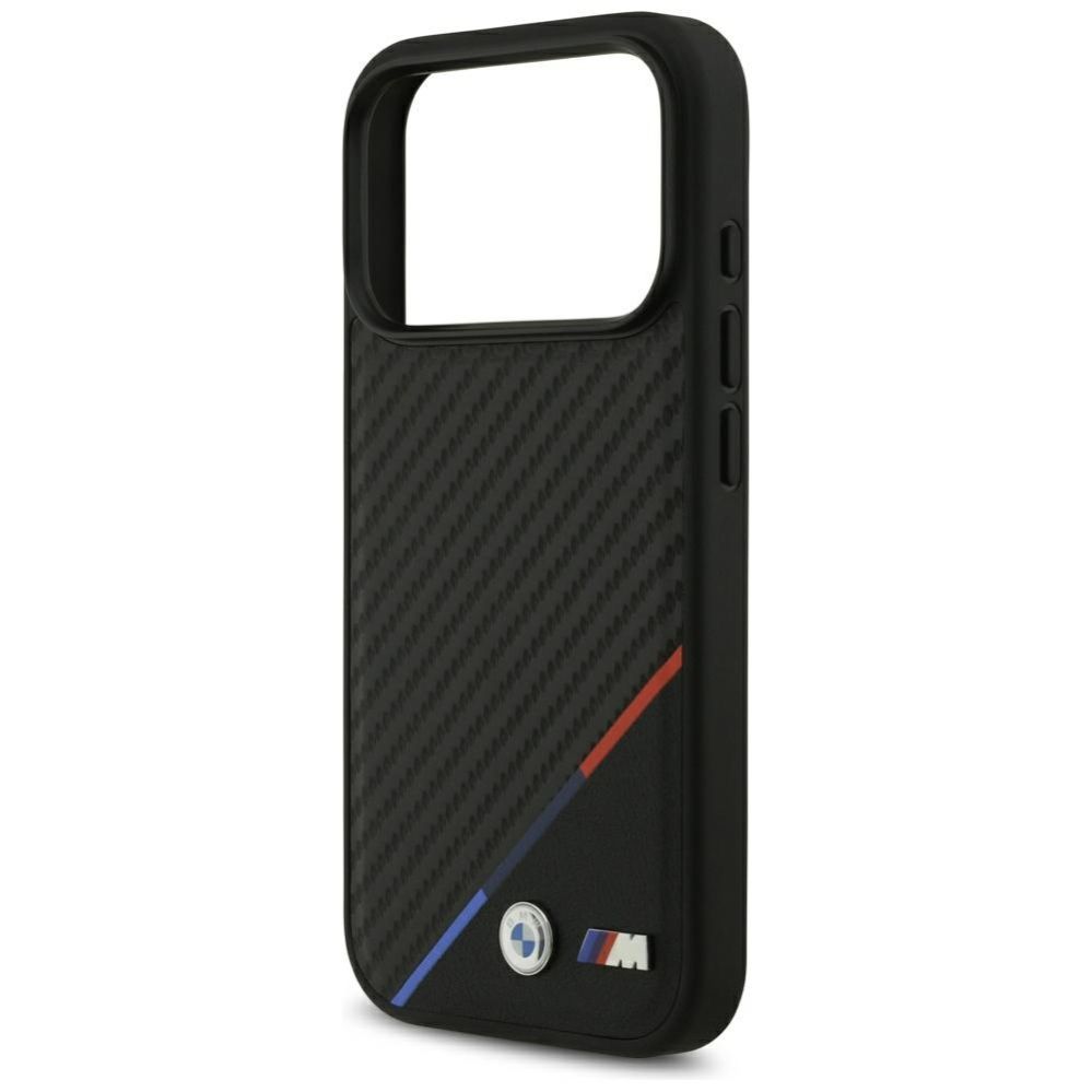 Muud kaubad BMW BMW M Carbon Tricolor Line MagSafe Case for iPhone 17 Pro - Black