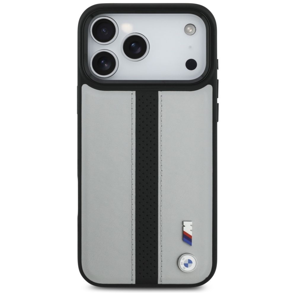 Other goods BMW BMW M Perforated Stripe Logo MagSafe Case for iPhone 17 Pro Max - Gray