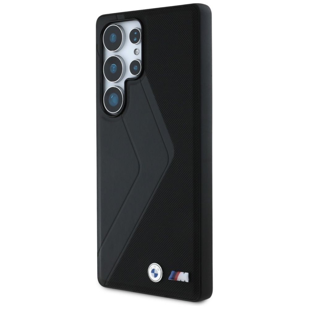 Muud kaubad BMW BMW Leather Oversized Stripes MagSafe case for Samsung Galaxy S25 Ultra - black