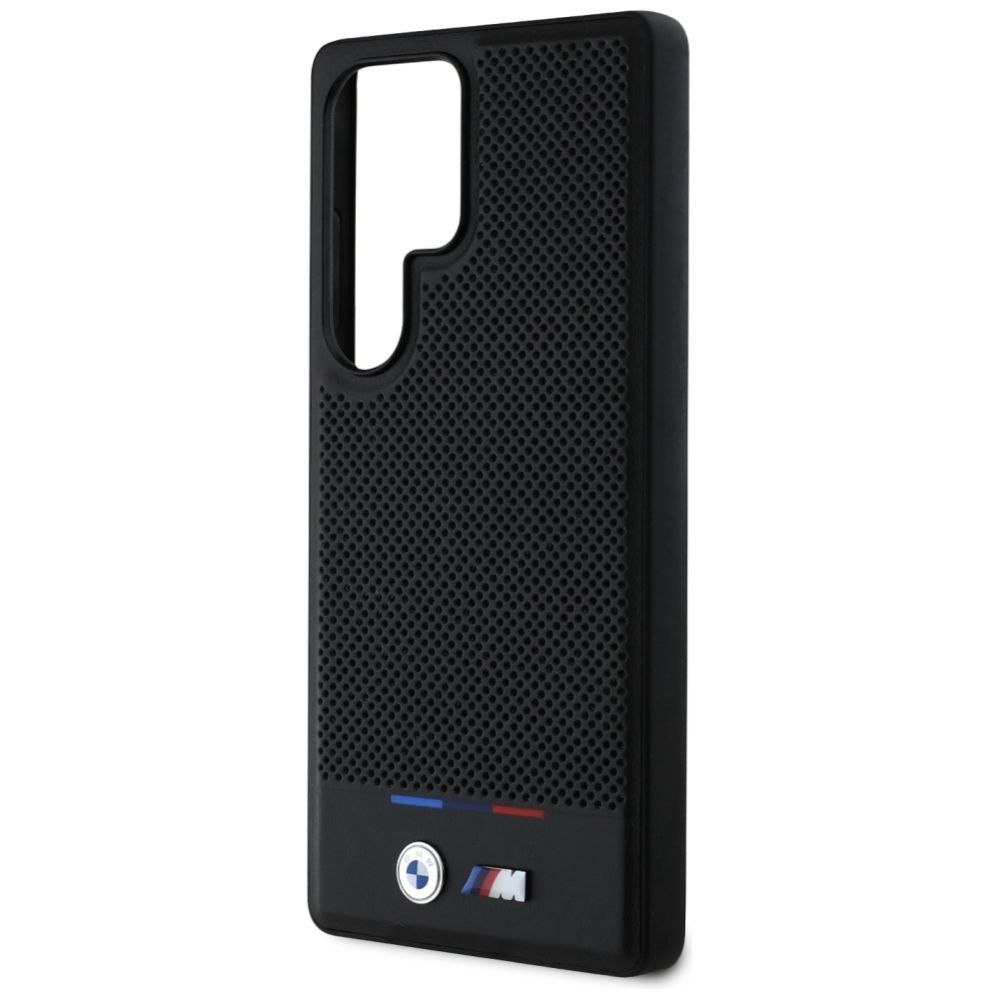 Other goods BMW BMW Leather Tricolor Stripe MagSafena Samsung Galaxy S25 Ultra Case - Black