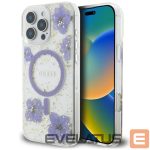 Muud kaubad Guess  Guess Resin Flowers MagSafe case for iPhone 16 Pro - purple 