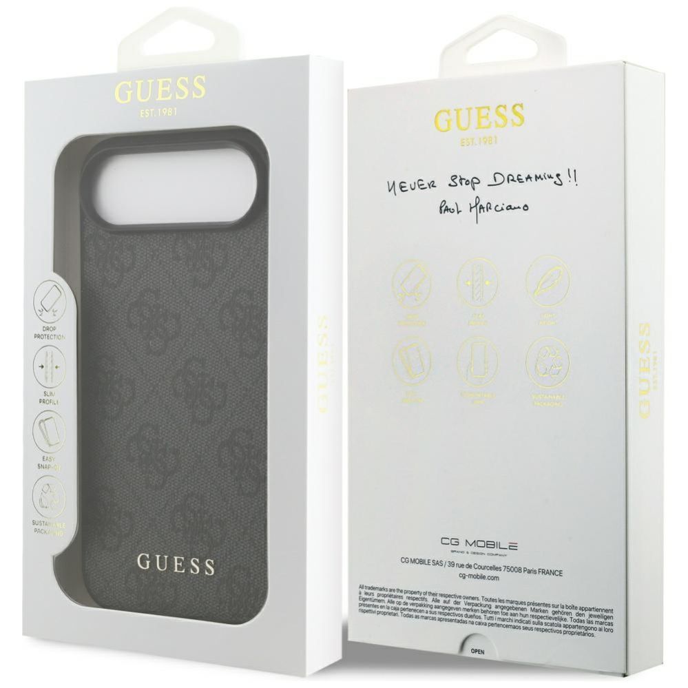 Kitos prekės Guess Guess 4G Classic case for iPhone 17 Air - black