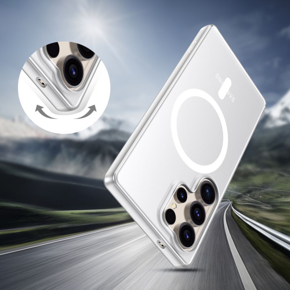 Kitos prekės Tech-Protect Tech-Protect MagSlim MagSafe Case for Samsung Galaxy S25 Ultra - Clear