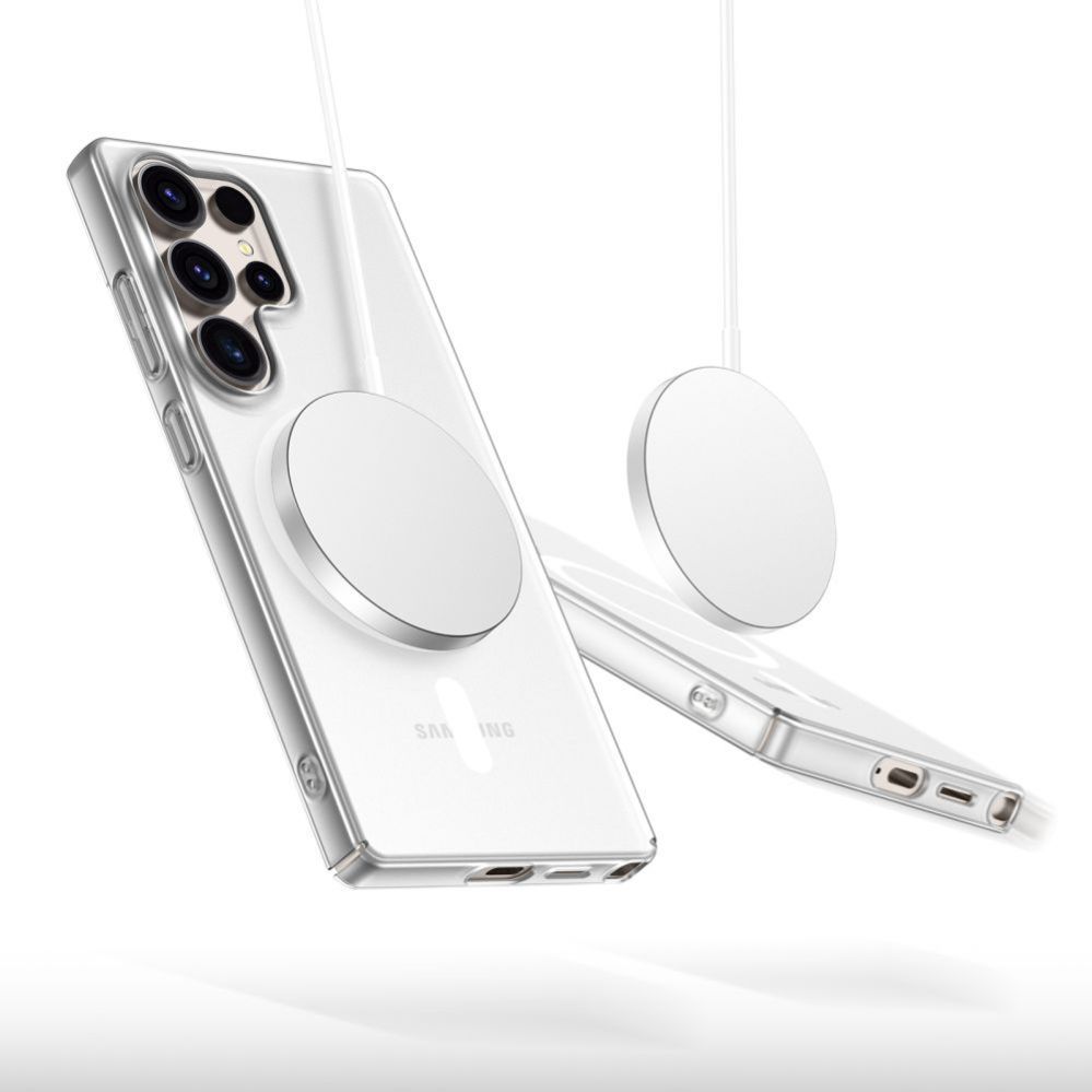 Kitos prekės Tech-Protect Tech-Protect MagSlim MagSafe Case for Samsung Galaxy S25 Ultra - Clear