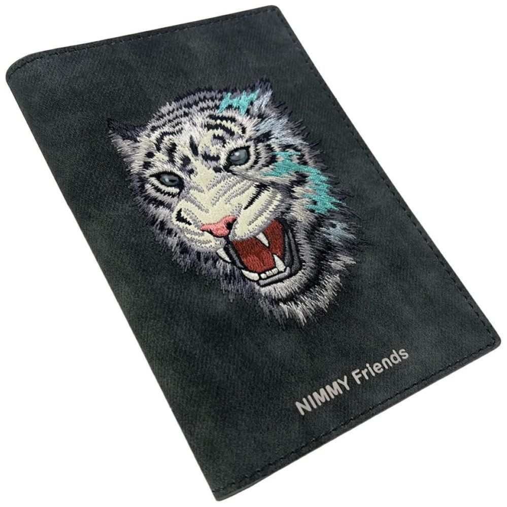 Other goods Nimmy Nimmy Raptor Tiger Passport/Wallet Case - Dark Gray
