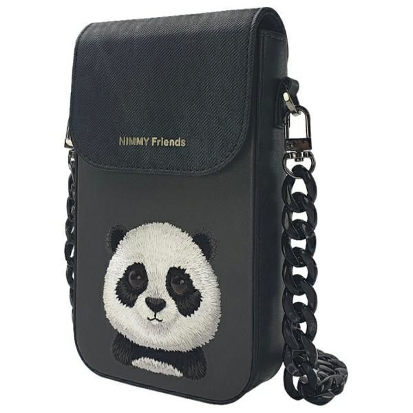 Muud kaubad Nimmy Nimmy Big Eyed Pet 2.0 Panda Phone Bag - Black