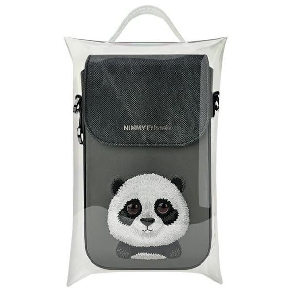 Muud kaubad Nimmy Nimmy Big Eyed Pet 2.0 Panda Phone Bag - Black