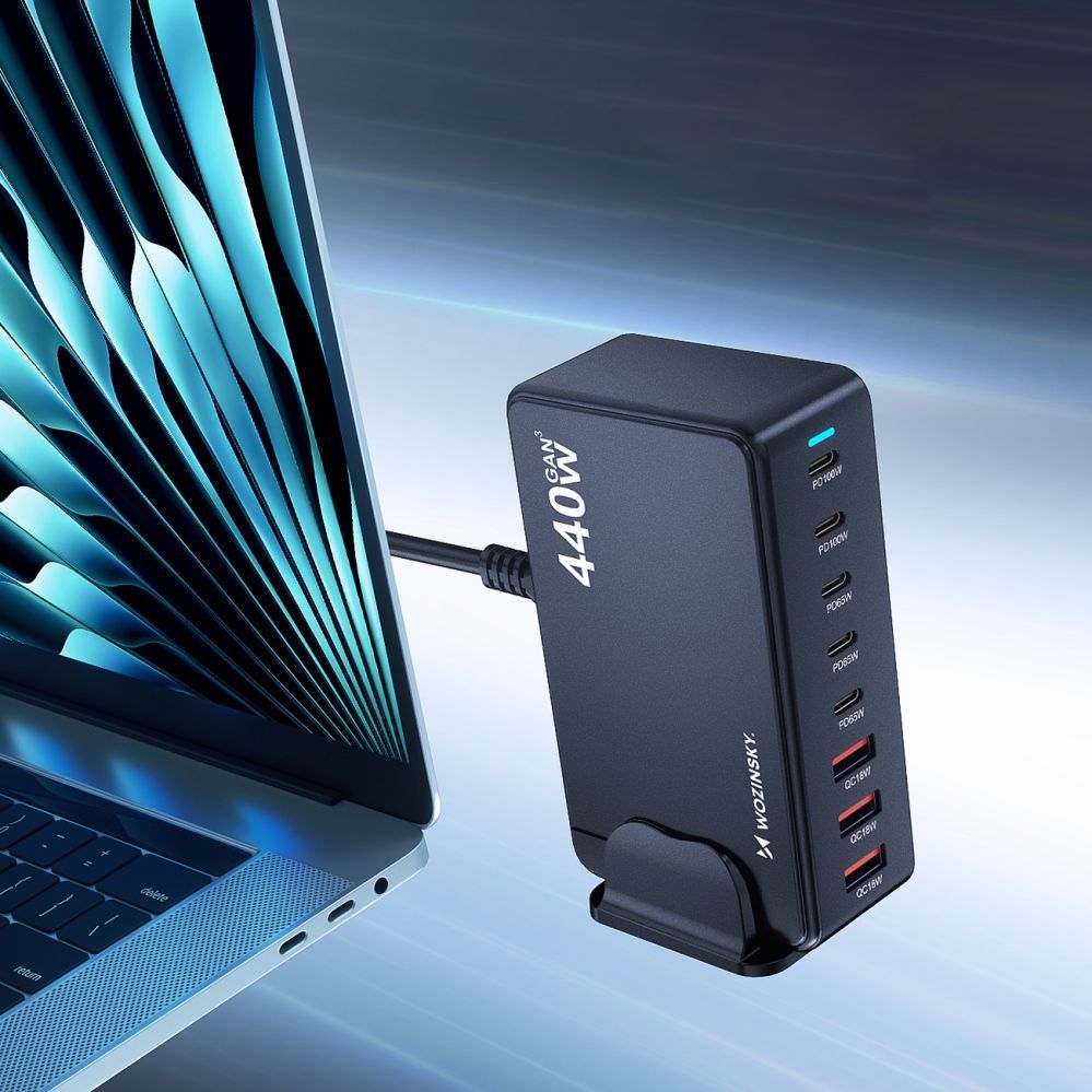 Other goods Wozinsky Wozinsky WSL-440 440W Gan QC3 Charging Station - Black