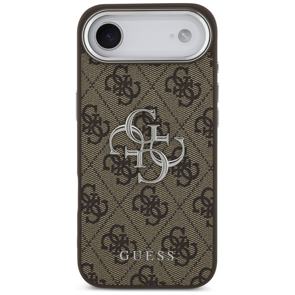 Muud kaubad Guess Guess 4G Big 4G Classic Logo case for iPhone 17 Air - brown and silver