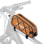 Citas preces Rockbros  Rockbros 30120045004 ROAD TO SKY bicycle bag for the top frame tube, waterproof, 0.7L - orange 