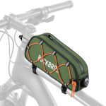 Другие товары Rockbros  Rockbros 30120045001 ROAD TO SKY bicycle bag for the top frame tube, waterproof, 0.7L - green 