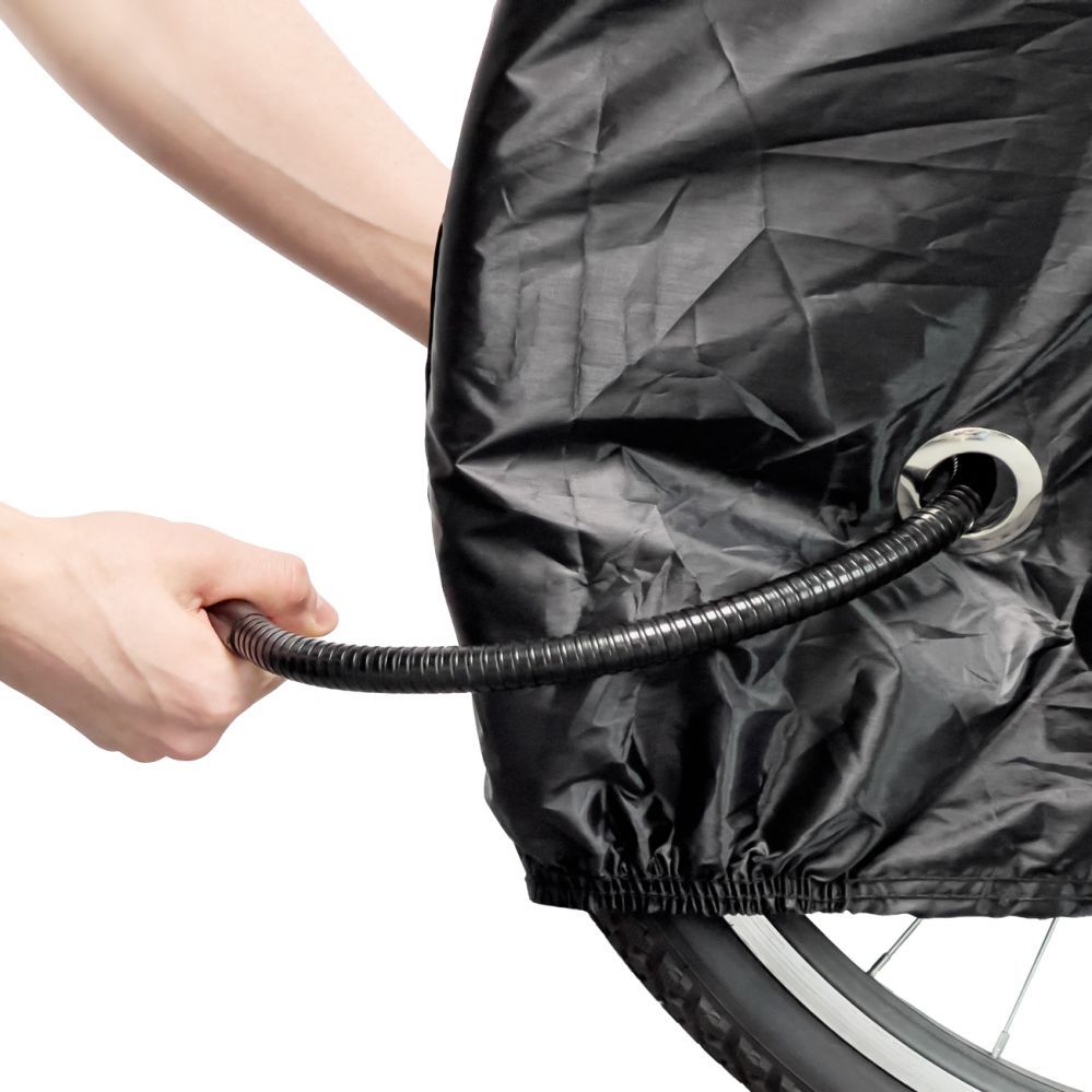 Dviračio priedas Hurtel Waterproof bike cover size L - black