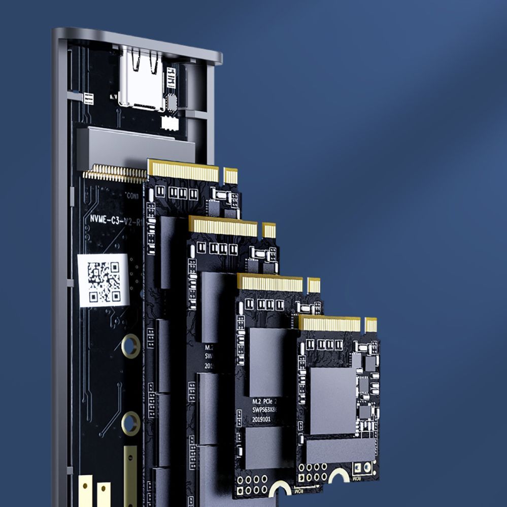 Other Computer Accessory Orico Orico AM2C3-G2 M.2 NVME USB-C 3.2 Disk Drive - Gray