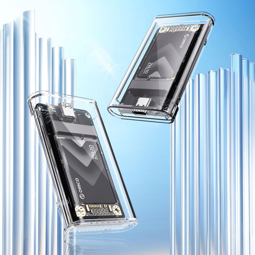 Other Computer Accessory Orico Orico TC10-MS MSATA USB-C 3.2 5Gb/s Disk Cartridge - Transparent