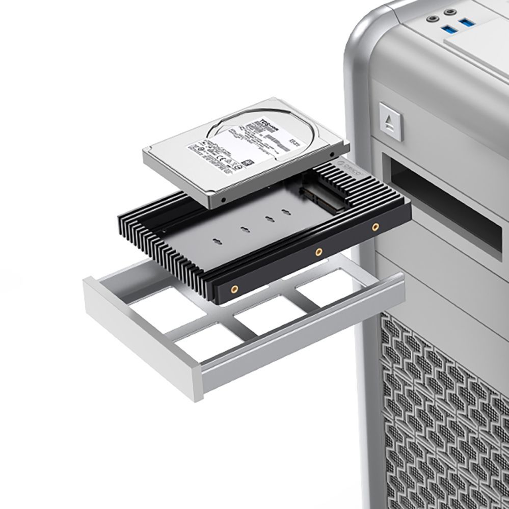 Other Computer Accessory Orico Orico D2SS-6G Drive Adapter 2.5" to 3.5" Converter - Black