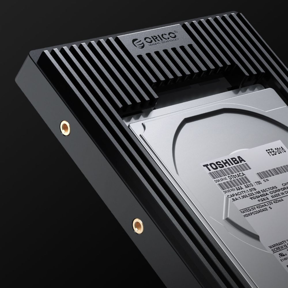 Other Computer Accessory Orico Orico D2SS-6G Drive Adapter 2.5" to 3.5" Converter - Black