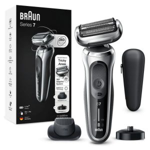 Raseerijad Braun  Shaver 71-S4200cs	 Operating time (max) 50 min, Wet & Dry, Silver/Black 